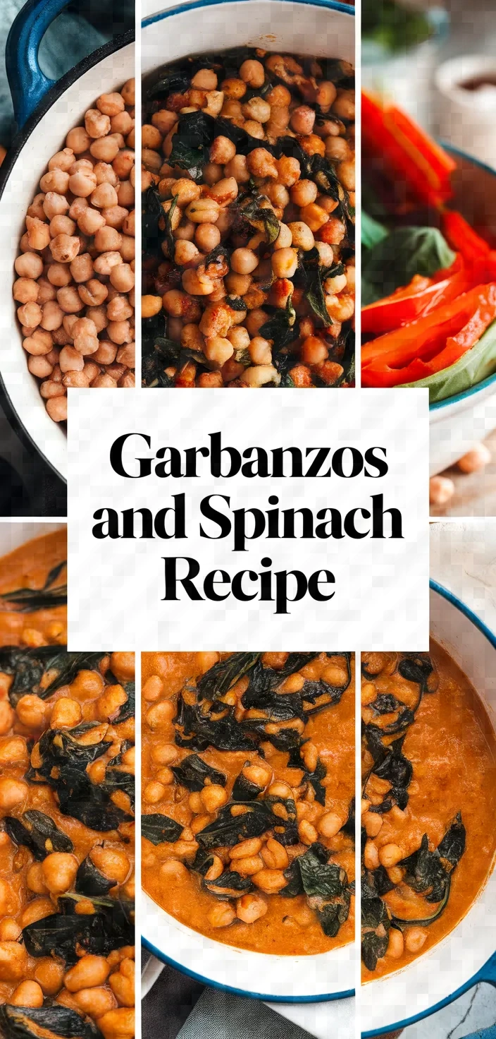 A photo of Spanish Beans Garbanzos Con Espinacas Recipe