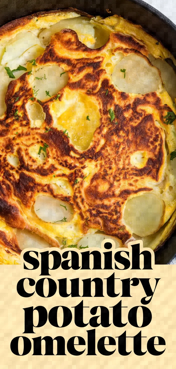 Country Style Spanish Potato Omelette Recipe