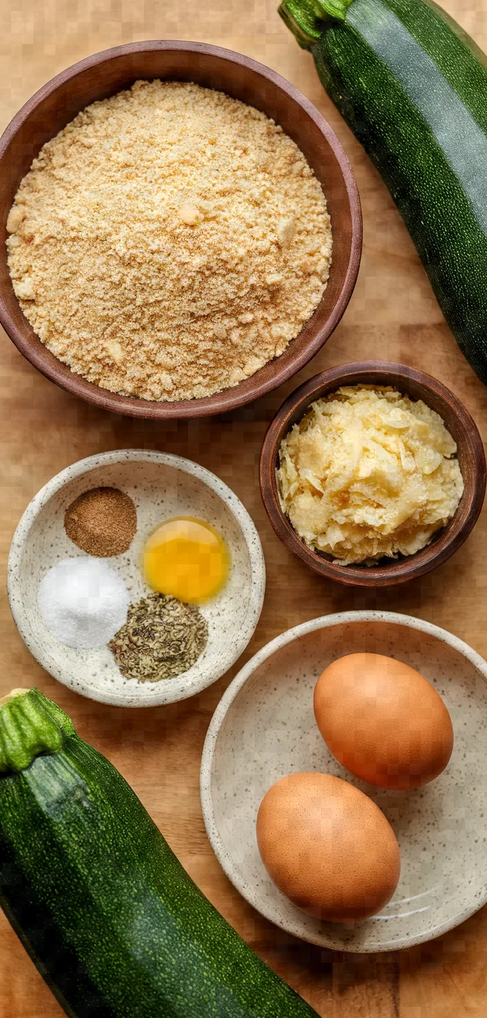 Ingredients photo for Crispy Zucchini Bites Recipe