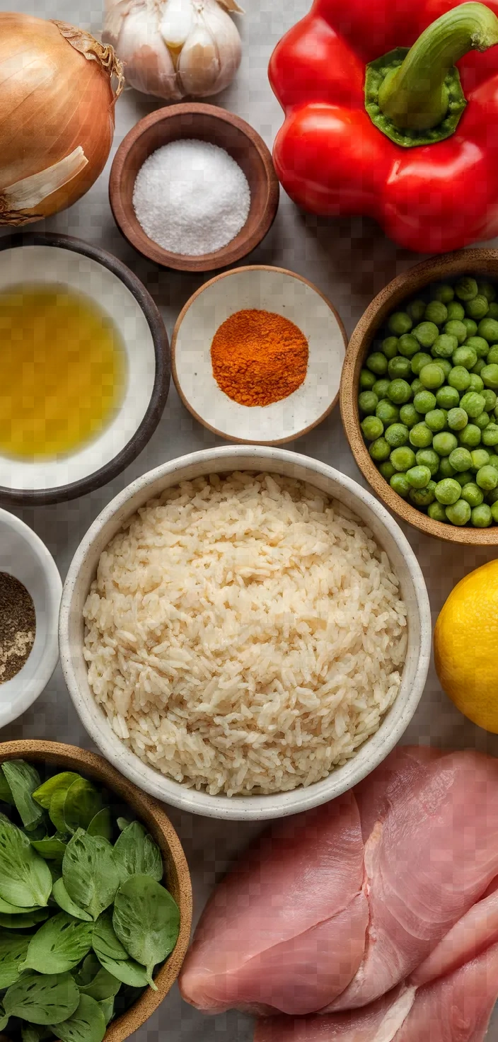 Ingredients photo for Making A Spanish Paella For 4 People For Under 10 Recipe