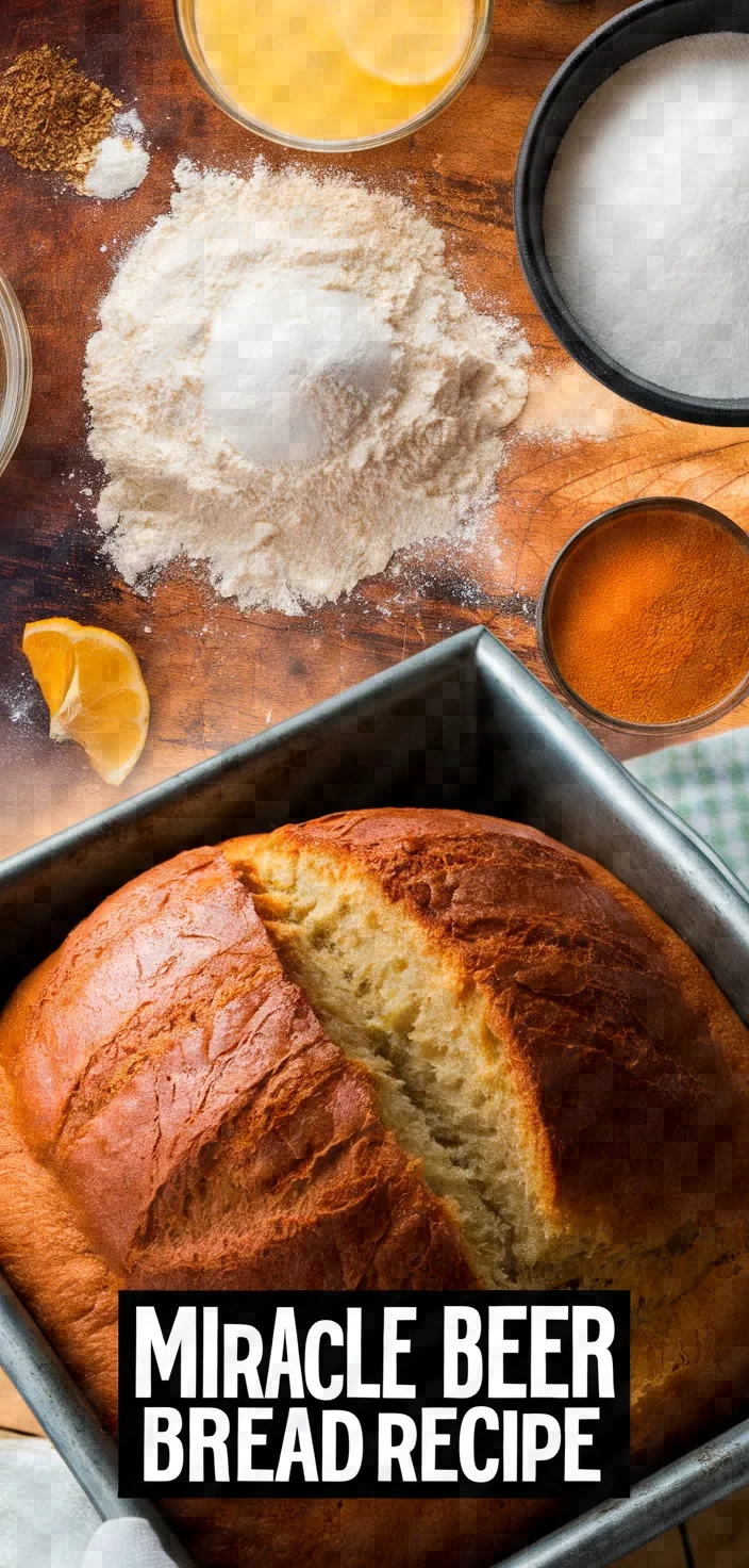 Miracle No Knead Homemade Beer Bread Recipe