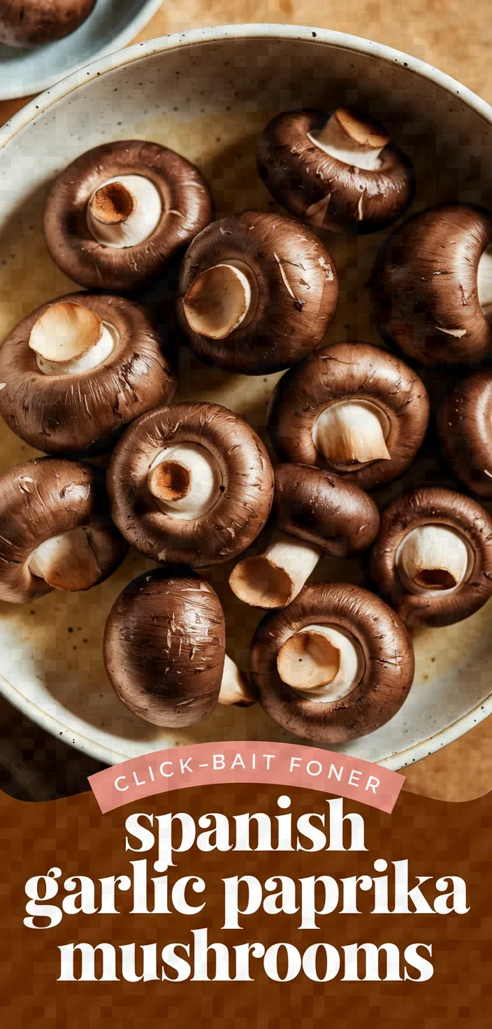 Sauteed Spanish Mushrooms With Garlic And Paprika Recipe