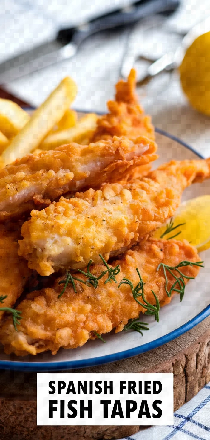 Spanish Fried Fish Tapas Pescaito Frito Recipe