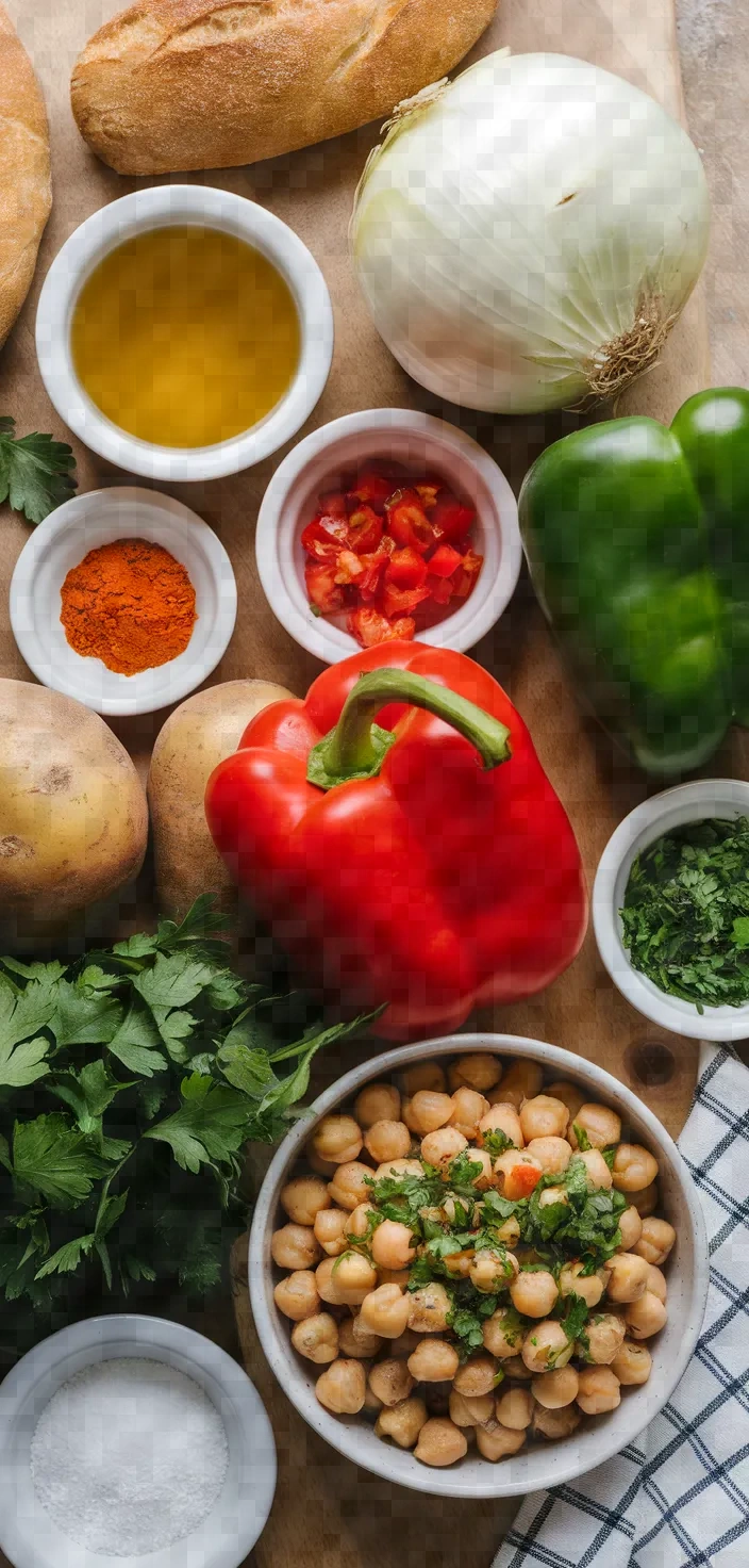 Ingredients photo for Spanish Peasant Soup Sopa Campesina Recipe