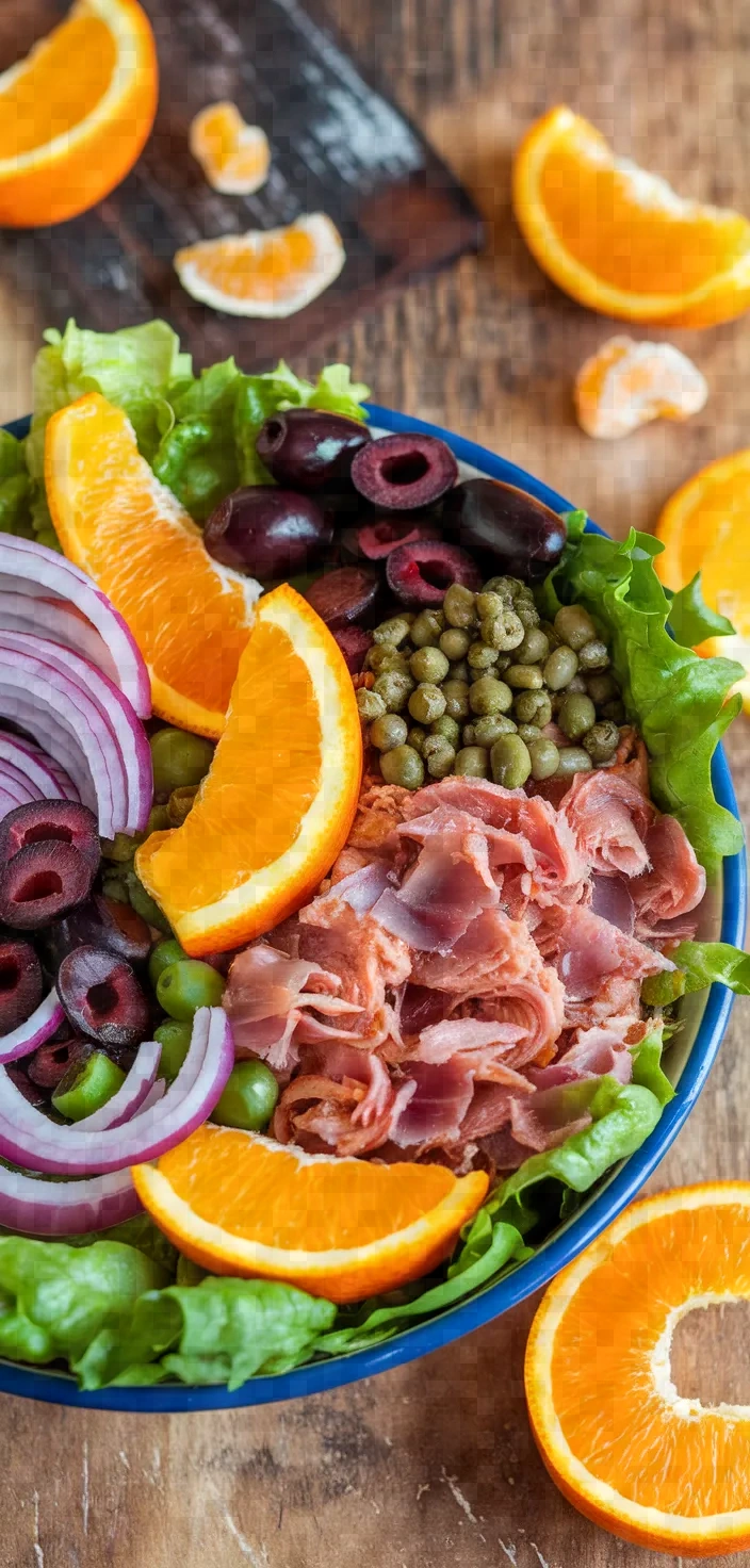 Spanish Salad With Oranges Anchovies Tuna Recipe