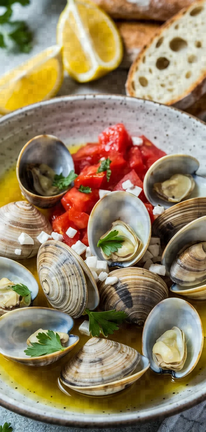 Ingredients photo for Spicy Spanish Clams With Tomatoes Recipe