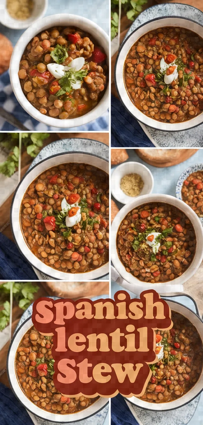 A photo of Classic Spanish Lentil Stew Recipe