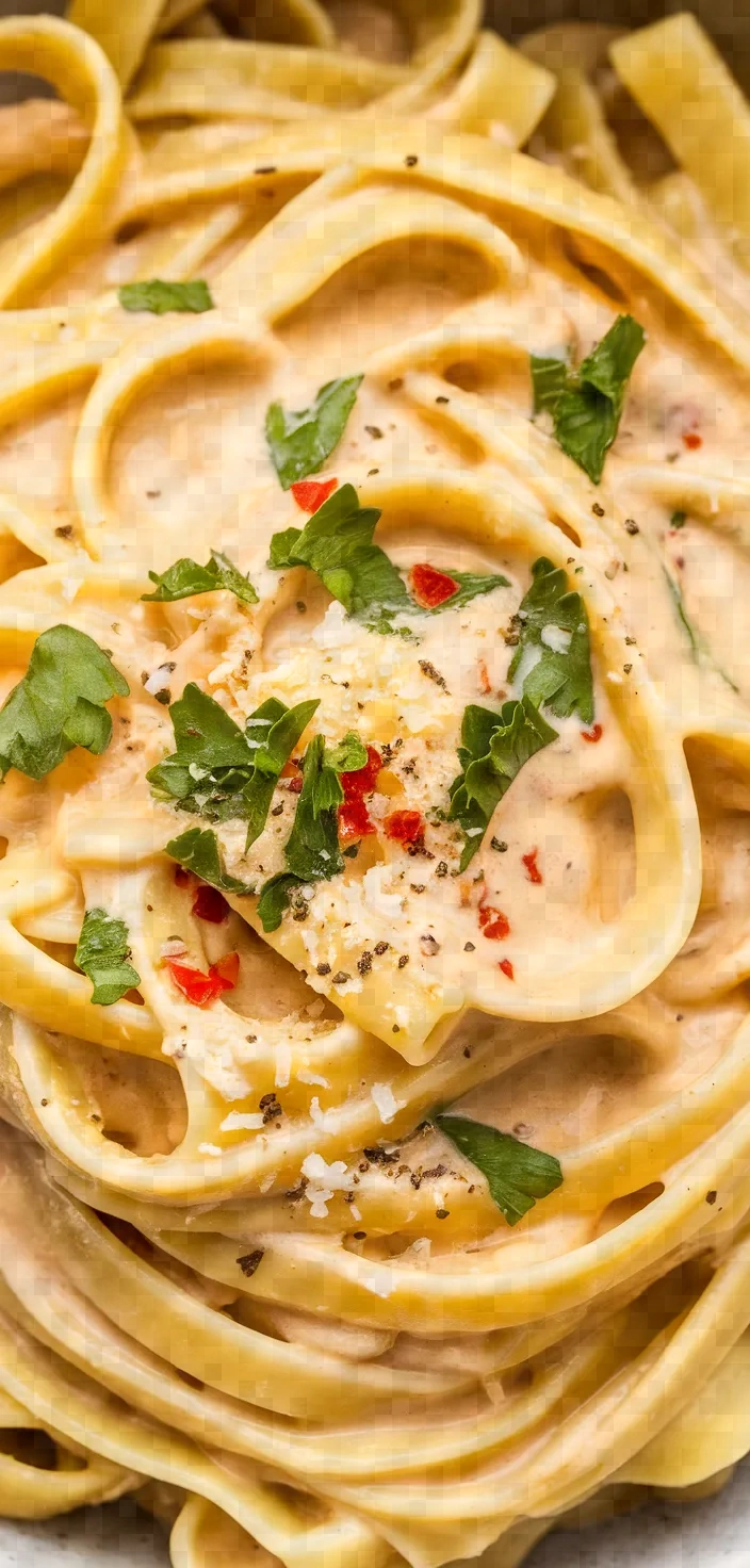 Ingredients photo for 20 Minute Creamy Garlic Pasta Recipe