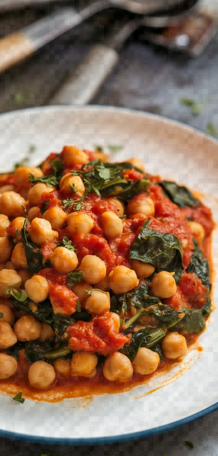 Catalan Spinach Chickpeas Recipe