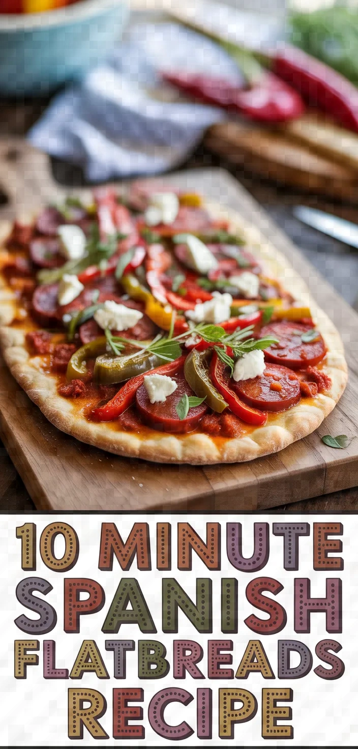 A photo of 10 Minute Spanish Flatbreads Recipe