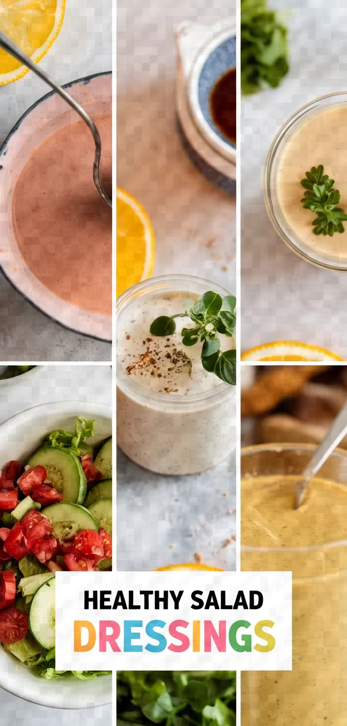 A photo of How To Make 4 Healthy Salad Dressings Recipe