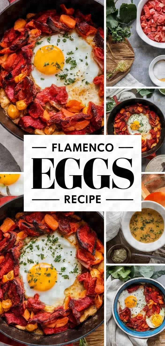 A photo of Spanish Flamenco Eggs Huevos A La Flamenca Recipe