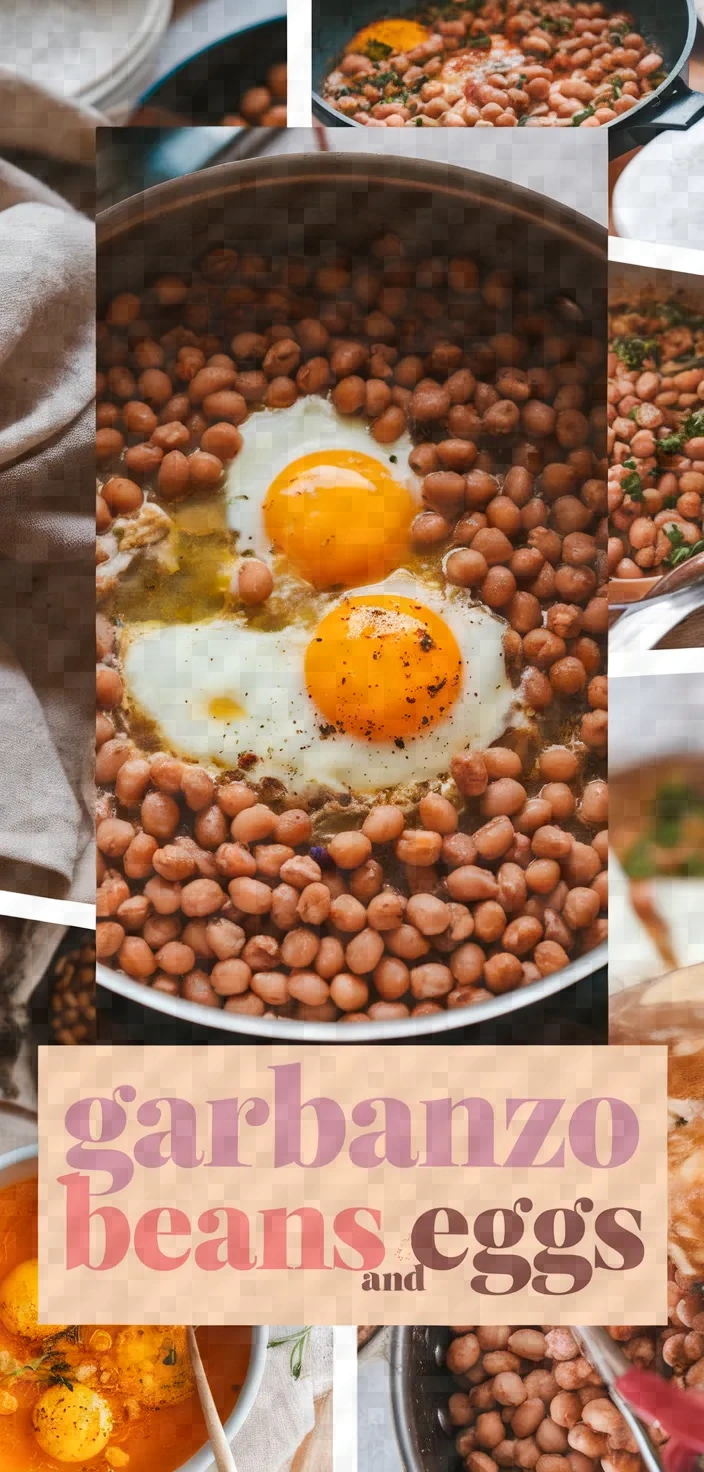 A photo of Spanish Garbanzo Beans With Eggs Recipe