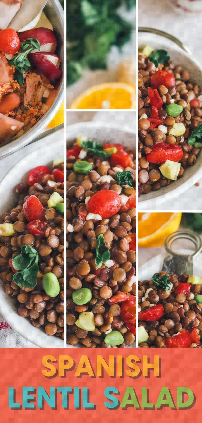 A photo of Spanish Lentil Salad Recipe