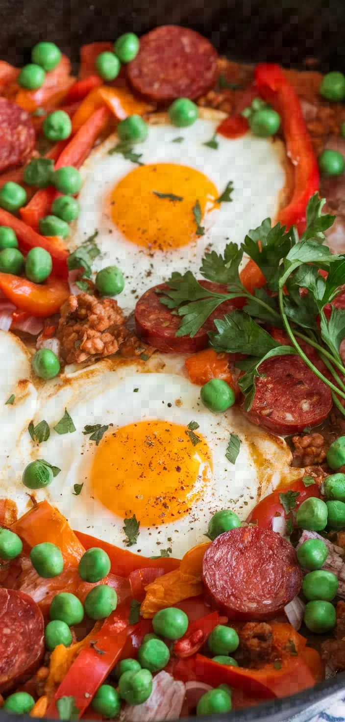 Ingredients photo for Spanish Flamenco Eggs Huevos A La Flamenca Recipe