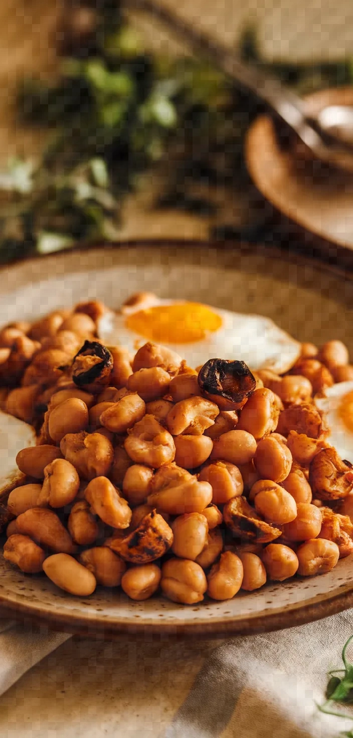 Spanish Garbanzo Beans With Eggs Recipe