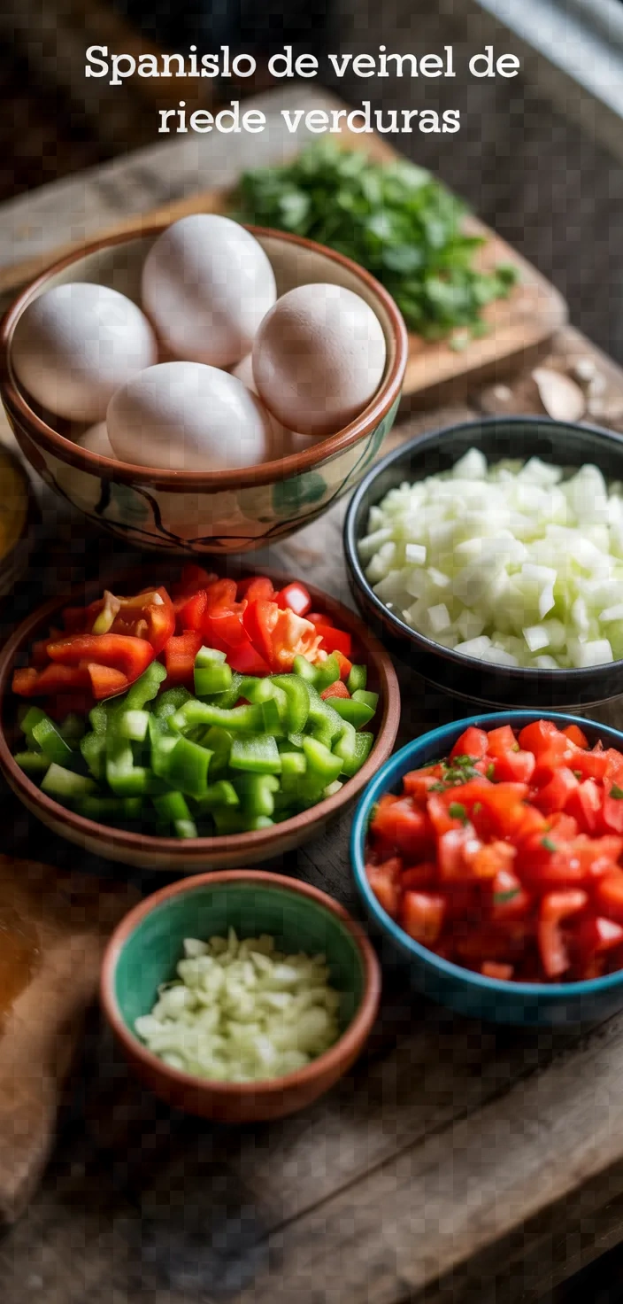 Ingredients photo for Spanish Scramble Recipe Revuelto De Verduras
