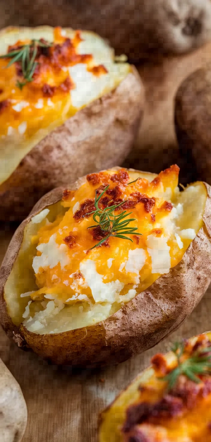 Spanish Style Twice Baked Potatoes Recipe