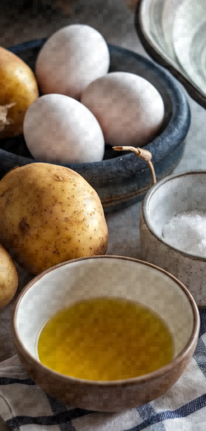 Ingredients photo for The Ultimate Spanish Potato Omelette Recipe