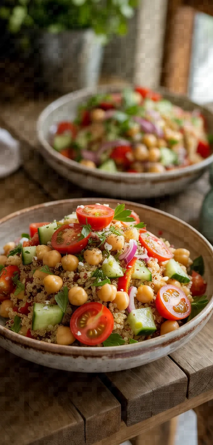 Ingredients photo for Chickpea Quinoa Salad Recipe