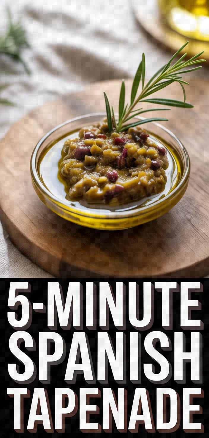 A photo of 5 Minute Spanish Olive Tapenade Recipe