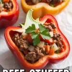 THE BEST STUFFED PEPPERS WITH GROUND BEEF Recipe