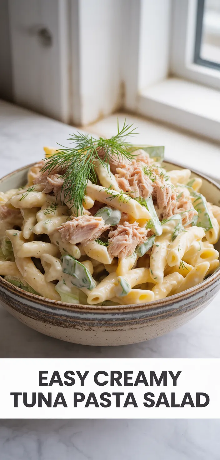 Easy Creamy Tuna Pasta Salad Recipe - Iberian Eats