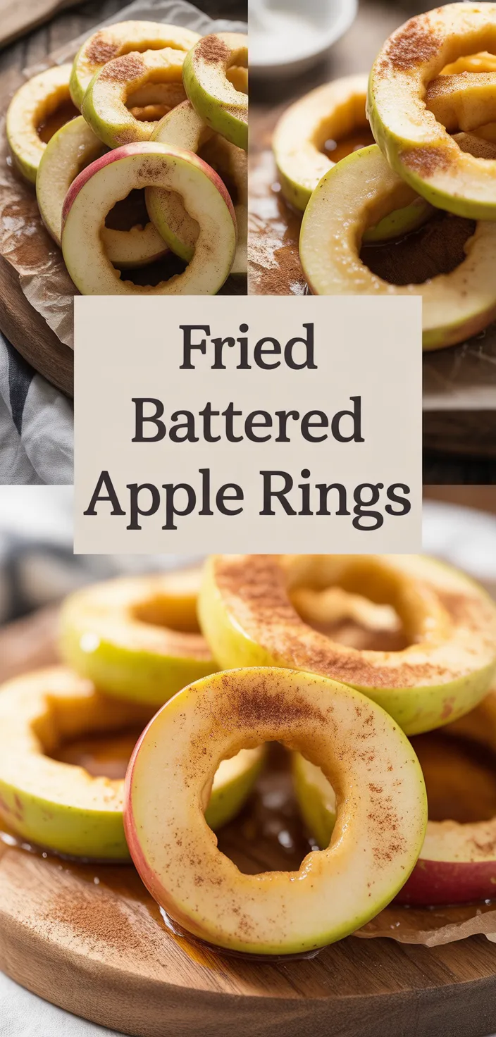 Fried Battered Apple Rings Recipe - Iberian Eats